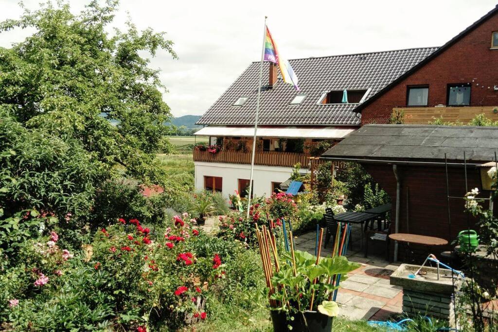 Ferienwohnung Mit Weserblick Und Kamin Hessisch Oldendorf Kültér fotó